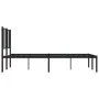 Bettgestell mit schwarzem Metallkopfteil 120x190 cm von vidaXL, Betten und Lattenroste - Ref: Foro24-352477, Preis: 93,52 €, ...