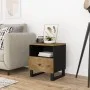 Solid mango wood and plywood nightstand by vidaXL, Nightstands - Ref: Foro24-350654, Price: 80,84 €, Discount: %