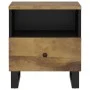 Solid mango wood and plywood nightstand by vidaXL, Nightstands - Ref: Foro24-350654, Price: 80,84 €, Discount: %