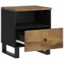 Solid mango wood and plywood nightstand by vidaXL, Nightstands - Ref: Foro24-350654, Price: 80,84 €, Discount: %