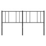 Kopfteil aus schwarzem Metall, 200 cm von vidaXL, Kopf- und Fußteile - Ref: Foro24-352518, Preis: 29,96 €, Rabatt: %