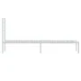 Metal bed frame with white headboard 75x190 cm by vidaXL, Beds and slatted bases - Ref: Foro24-352358, Price: 59,11 €, Discou...