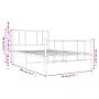 Estructura de cama con cabecero y estribo metal negro 90x190 cm de vidaXL, Camas y somieres - Ref: Foro24-352490, Precio: 67,...