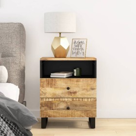 Nachttisch Mangoholz Sperrholz 50x33x62 cm von vidaXL, Nachttische - Ref: Foro24-350664, Preis: 125,05 €, Rabatt: %