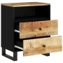 Bedside table made of mango wood and plywood, measuring 50x33x62 cm. by vidaXL, Nightstands - Ref: Foro24-350664, Price: 122,...