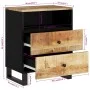 Bedside table made of mango wood and plywood, measuring 50x33x62 cm. by vidaXL, Nightstands - Ref: Foro24-350664, Price: 122,...