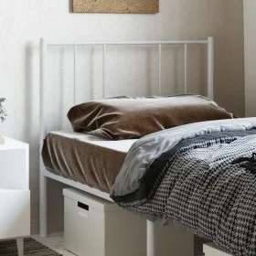 Kopfteil aus weißem Metall, 80 cm von vidaXL, Kopf- und Fußteile - Ref: Foro24-352556, Preis: 19,53 €, Rabatt: %