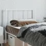 White metal headboard 80 cm by vidaXL, Headboards and footboards - Ref: Foro24-352556, Price: 20,21 €, Discount: %