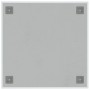 Pizarra magnética de pared vidrio templado blanco 40x40 cm