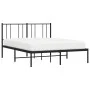 Bettgestell mit schwarzem Metallkopfteil 120x200 cm von vidaXL, Betten und Lattenroste - Ref: Foro24-352478, Preis: 87,05 €, ...