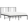 Estructura de cama con cabecero metal negro 120x200 cm de vidaXL, Camas y somieres - Ref: Foro24-352478, Precio: 88,26 €, Des...