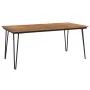 Garden table with solid acacia wood U-shaped legs 180x90x75 cm by vidaXL, Garden tables - Ref: Foro24-319521, Price: 216,14 €...
