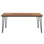 Garden table with solid acacia wood U-shaped legs 180x90x75 cm by vidaXL, Garden tables - Ref: Foro24-319521, Price: 212,17 €...