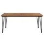 Garden table with solid acacia wood U-shaped legs 180x90x75 cm by vidaXL, Garden tables - Ref: Foro24-319521, Price: 216,14 €...