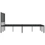 Bettgestell mit schwarzem Metallkopfteil 120x200 cm von vidaXL, Betten und Lattenroste - Ref: Foro24-352478, Preis: 87,05 €, ...