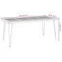 Garden table with solid acacia wood U-shaped legs 180x90x75 cm by vidaXL, Garden tables - Ref: Foro24-319521, Price: 216,14 €...