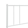 Kopfteil aus weißem Metall, 193 cm von vidaXL, Kopf- und Fußteile - Ref: Foro24-352566, Preis: 23,60 €, Rabatt: %