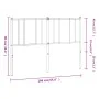 White metal headboard 160 cm by vidaXL, Headboards and footboards - Ref: Foro24-352564, Price: 28,50 €, Discount: %