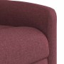 Sillón reclinable eléctrico tela rojo tinto