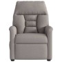 Sillón reclinable eléctrico tela gris taupé