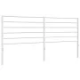 Cabecero de metal blanco 193 cm de vidaXL, Cabeceros y pies de cama - Ref: Foro24-352405, Precio: 34,21 €, Descuento: %