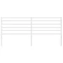 Cabecero de metal blanco 193 cm de vidaXL, Cabeceros y pies de cama - Ref: Foro24-352405, Precio: 34,21 €, Descuento: %