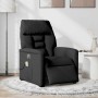 Sillón reclinable de masaje eléctrico tela negro