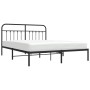 Estructura de cama con cabecero metal negro 183x213 cm de vidaXL, Camas y somieres - Ref: Foro24-352583, Precio: 125,72 €, De...