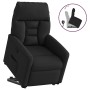 Sillón reclinable elevable tela negro