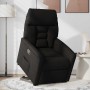 Sillón reclinable elevable tela negro
