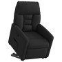 Sillón reclinable elevable tela negro