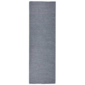 Blue flat weave outdoor rug 80x250 cm by vidaXL, Rugs - Ref: Foro24-340793, Price: 35,51 €, Discount: %