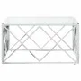 Stainless steel and glass coffee table 80x80x40 cm by vidaXL, Coffee table - Ref: Foro24-349969, Price: 146,20 €, Discount: %