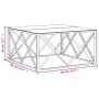 Couchtisch aus Edelstahl und Glas 80x80x40 cm von vidaXL, Couchtisch - Ref: Foro24-349969, Preis: 146,20 €, Rabatt: %