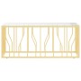 Mesa de centro acero inoxidable y vidrio 110x45x45 cm de vidaXL, Mesas de centro - Ref: Foro24-350050, Precio: 168,60 €, Desc...