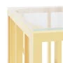 Couchtisch aus Edelstahl und Glas 110x45x45 cm von vidaXL, Couchtisch - Ref: Foro24-350050, Preis: 166,38 €, Rabatt: %