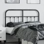 Cabecero de metal negro 120 cm de vidaXL, Cabeceros y pies de cama - Ref: Foro24-352609, Precio: 45,11 €, Descuento: %