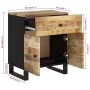 Mesita de noche madera mango madera contrachapada 50x33x60 cm de vidaXL, Mesitas de noche - Ref: Foro24-350668, Precio: 117,2...