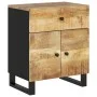 Mesita de noche madera mango madera contrachapada 50x33x60 cm de vidaXL, Mesitas de noche - Ref: Foro24-350668, Precio: 117,2...