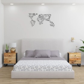 Bedside tables 2 pcs solid mango wood 40x33x46 cm by vidaXL, Nightstands - Ref: Foro24-345215, Price: 160,42 €, Discount: %