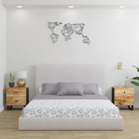 Nachttische 2 Stück aus massivem Mangoholz 40x33x46 cm von vidaXL, Nachttische - Ref: Foro24-345215, Preis: 157,59 €, Rabatt: %