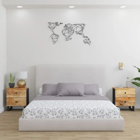 Nachttische 2 Stück aus massivem Mangoholz 40x33x46 cm von vidaXL, Nachttische - Ref: Foro24-345215, Preis: 157,59 €, Rabatt: %