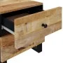 Nachttische 2 Stück aus massivem Mangoholz 40x33x46 cm von vidaXL, Nachttische - Ref: Foro24-345215, Preis: 157,59 €, Rabatt: %
