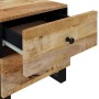 Nachttische 2 Stück aus massivem Mangoholz 40x33x46 cm von vidaXL, Nachttische - Ref: Foro24-345215, Preis: 160,42 €, Rabatt: %
