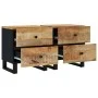 Nachttische 2 Stück aus massivem Mangoholz 40x33x46 cm von vidaXL, Nachttische - Ref: Foro24-345215, Preis: 157,59 €, Rabatt: %