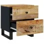Bedside tables 2 pcs solid mango wood 40x33x46 cm by vidaXL, Nightstands - Ref: Foro24-345215, Price: 157,59 €, Discount: %