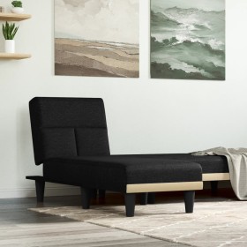 Black fabric daybed sofa by vidaXL, Daybeds - Ref: Foro24-352815, Price: 118,74 €, Discount: %