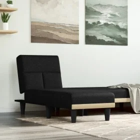 Black fabric daybed sofa by vidaXL, Daybeds - Ref: Foro24-352815, Price: 155,47 €, Discount: %