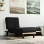 Black fabric daybed sofa by vidaXL, Daybeds - Ref: Foro24-352815, Price: 155,47 €, Discount: %