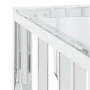 Stainless steel and glass coffee table 80x80x40 cm by vidaXL, Coffee table - Ref: Foro24-350057, Price: 181,63 €, Discount: %